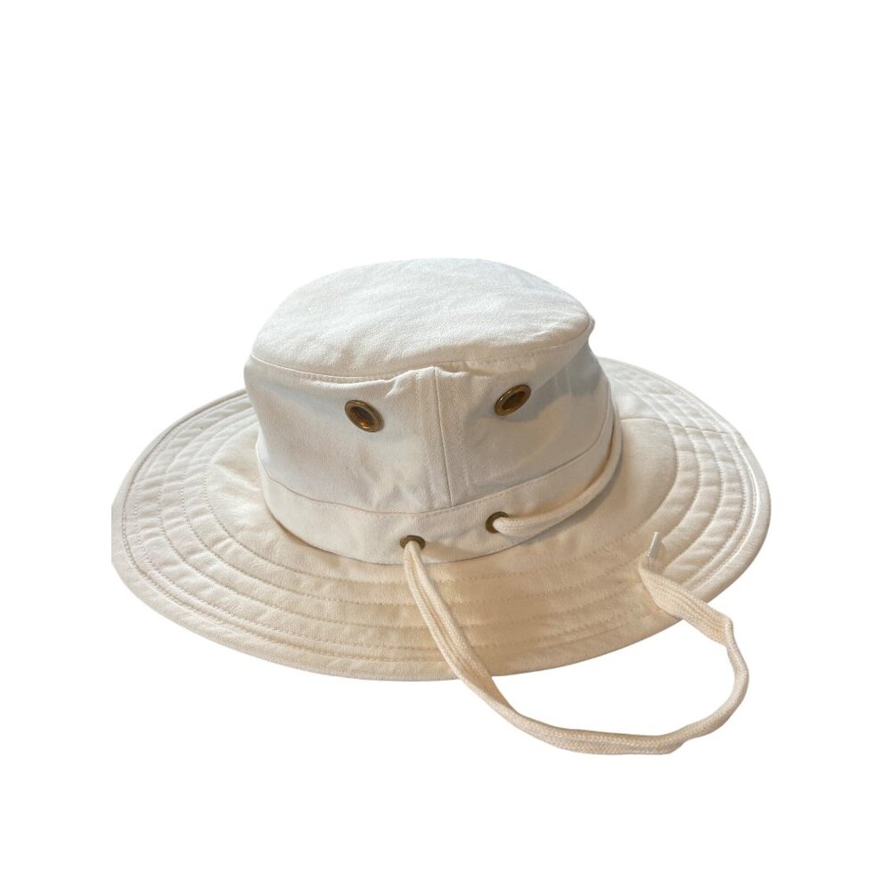 Tilley Endurables T4 Cotton Duck Sun Hat 6 7/8 XS 55.5cm Vintage HTF Ivory Green - Picture 7 of 15